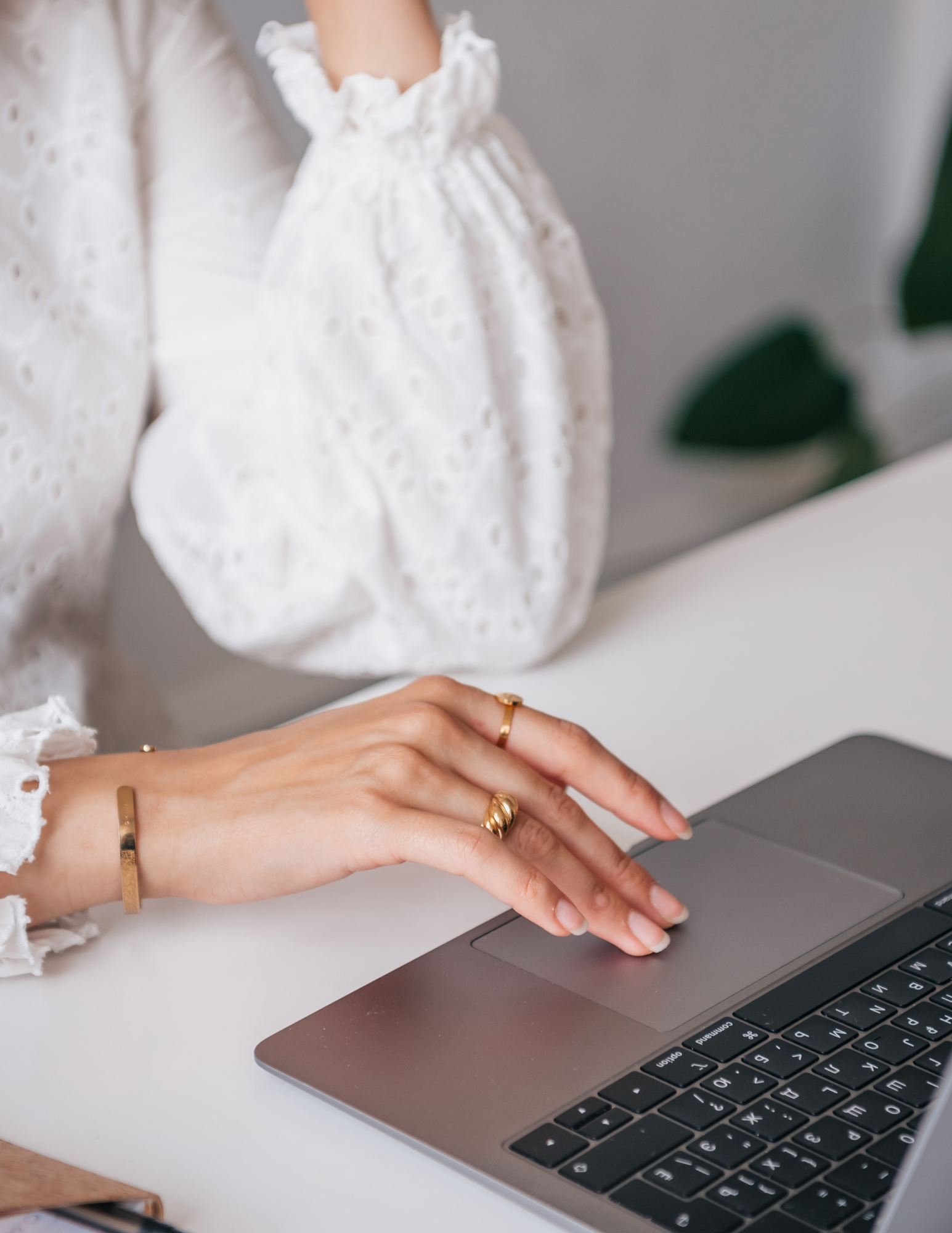 Person joining a virtual counselling session from a comfortable room